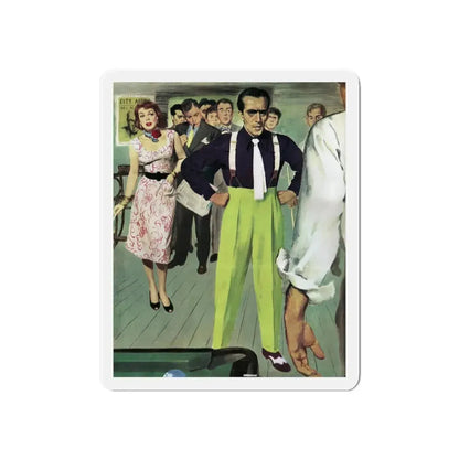 Mr. Green Jeans, Collier's illustration (Magazine Illustration) Refrigerator Magnet - The Sticker Space