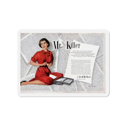 Mr. Killer, Today's Woman, January 1952 (Magazine Illustration) Refrigerator Magnet - The Sticker Space