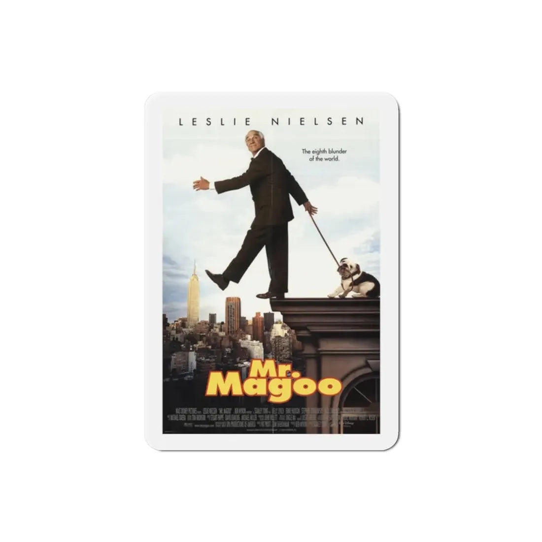 Mr Magoo 1997 Movie Poster Refrigerator Magnet - The Sticker Space