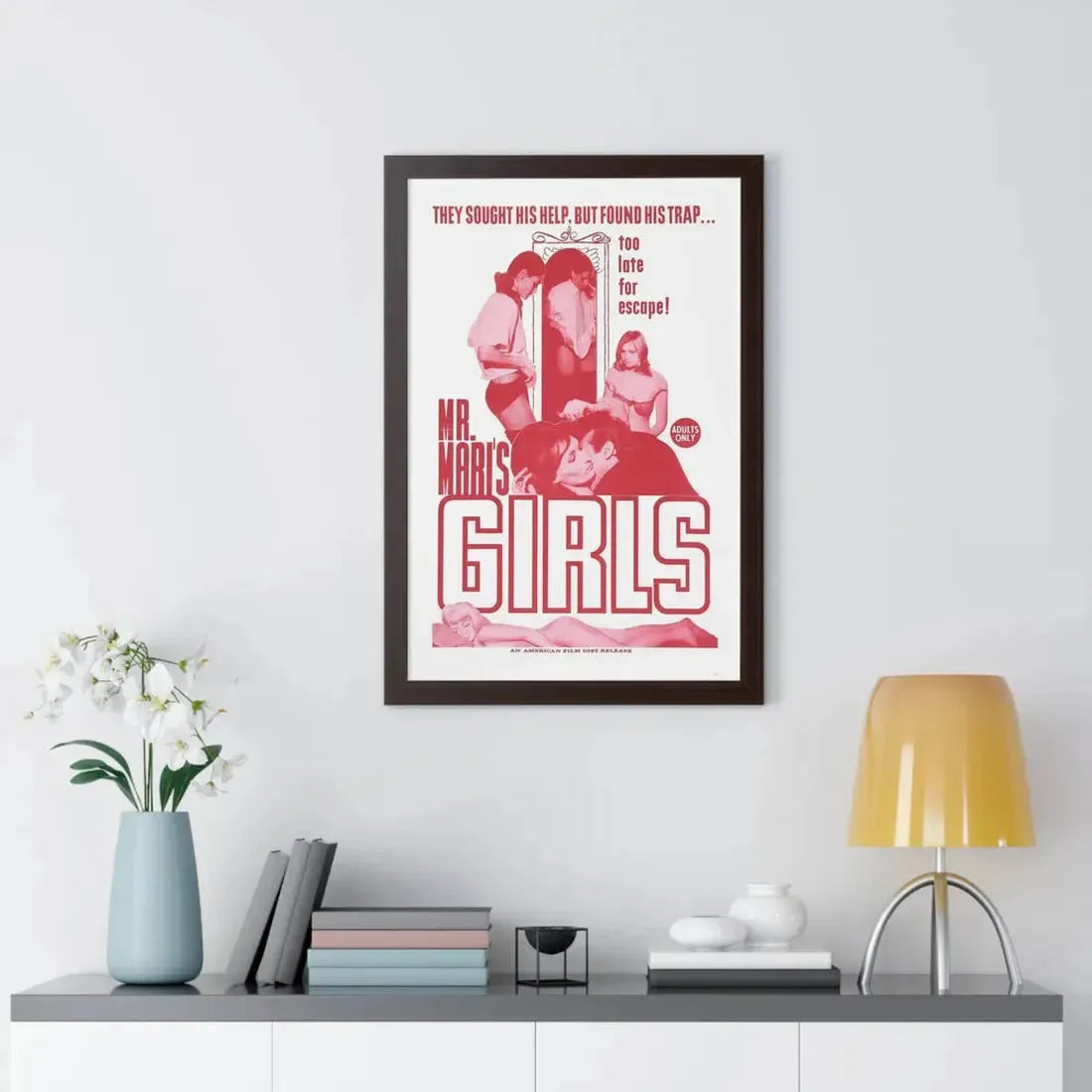 MR MARI'S GIRLS 1967 - Framed Movie Poster - The Sticker Space