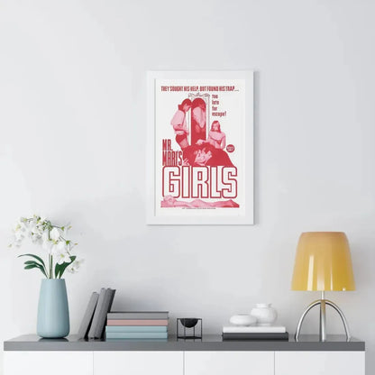 MR MARI'S GIRLS 1967 - Framed Movie Poster - The Sticker Space
