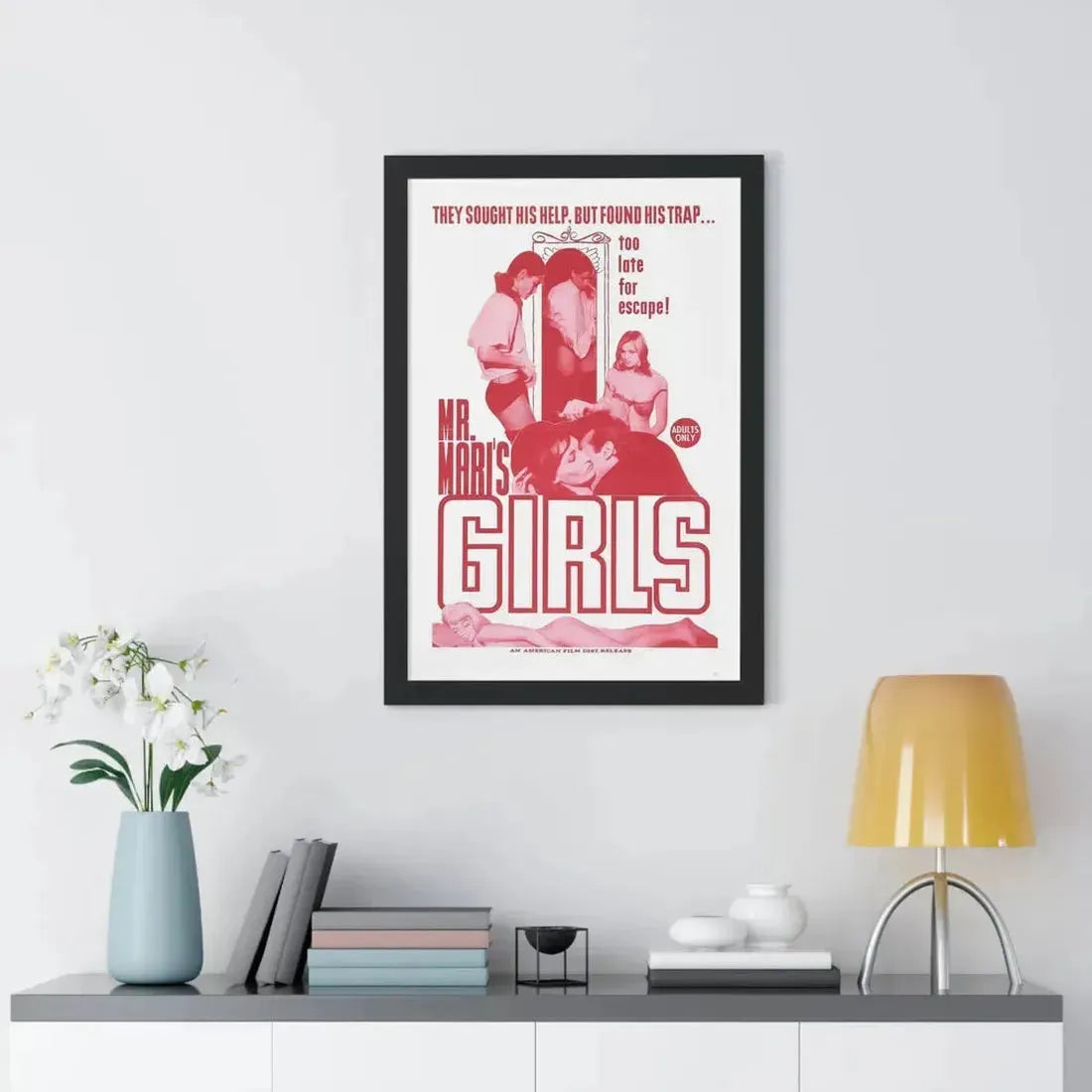 MR MARI'S GIRLS 1967 - Framed Movie Poster - The Sticker Space
