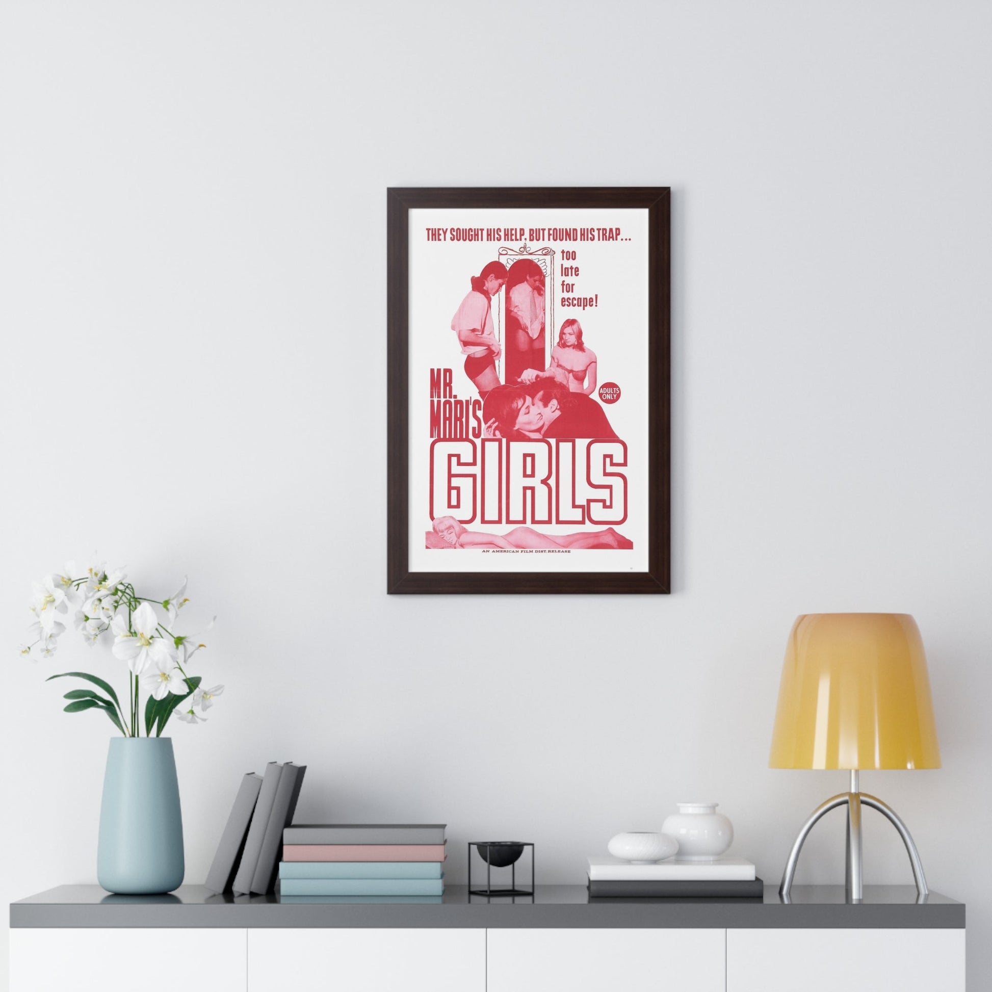 MR MARI'S GIRLS 1967 - Framed Movie Poster-The Sticker Space