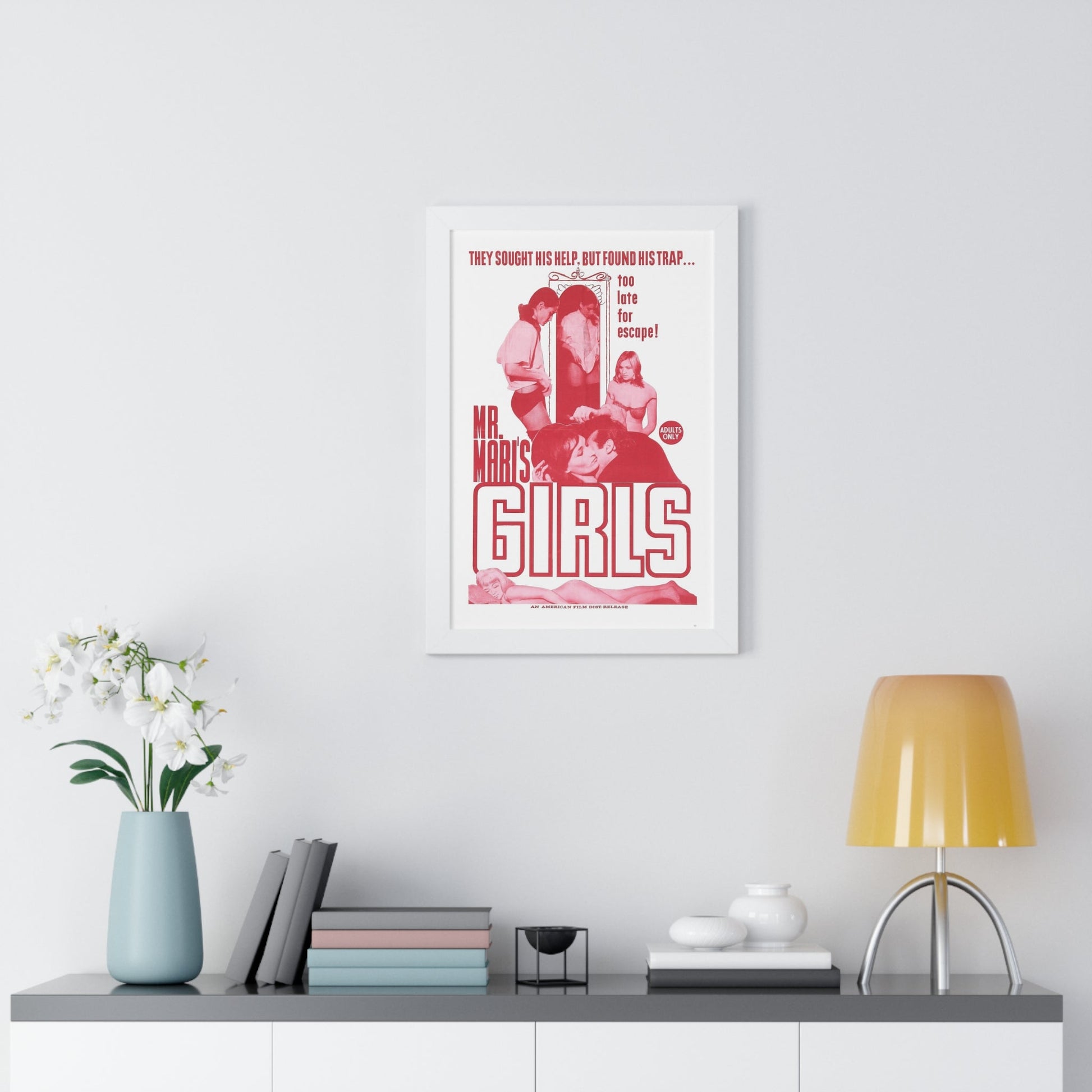 MR MARI'S GIRLS 1967 - Framed Movie Poster-The Sticker Space