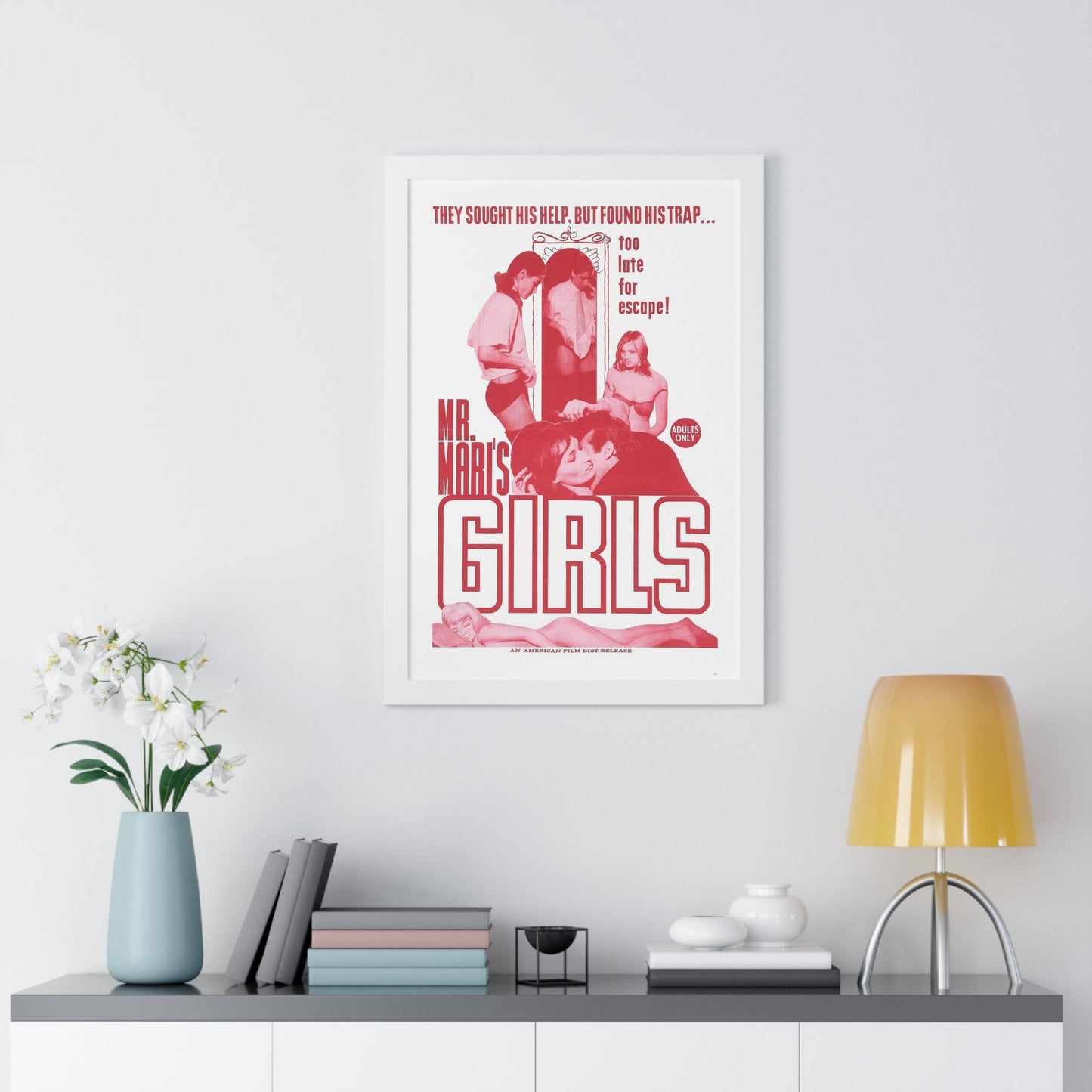 MR MARI'S GIRLS 1967 - Framed Movie Poster-The Sticker Space