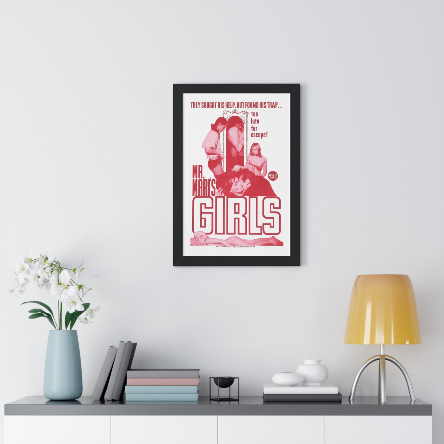 MR MARI'S GIRLS 1967 - Framed Movie Poster-The Sticker Space