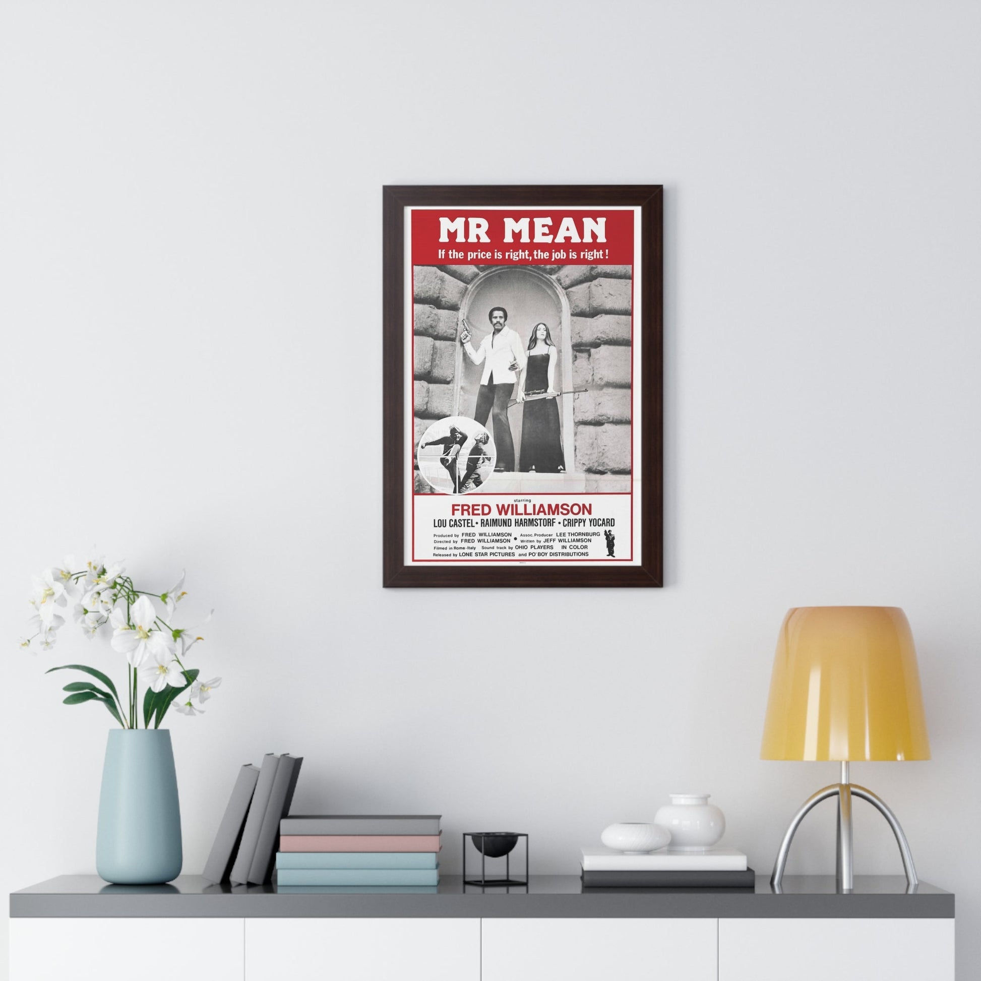 MR MEAN 1977 - Framed Movie Poster-The Sticker Space