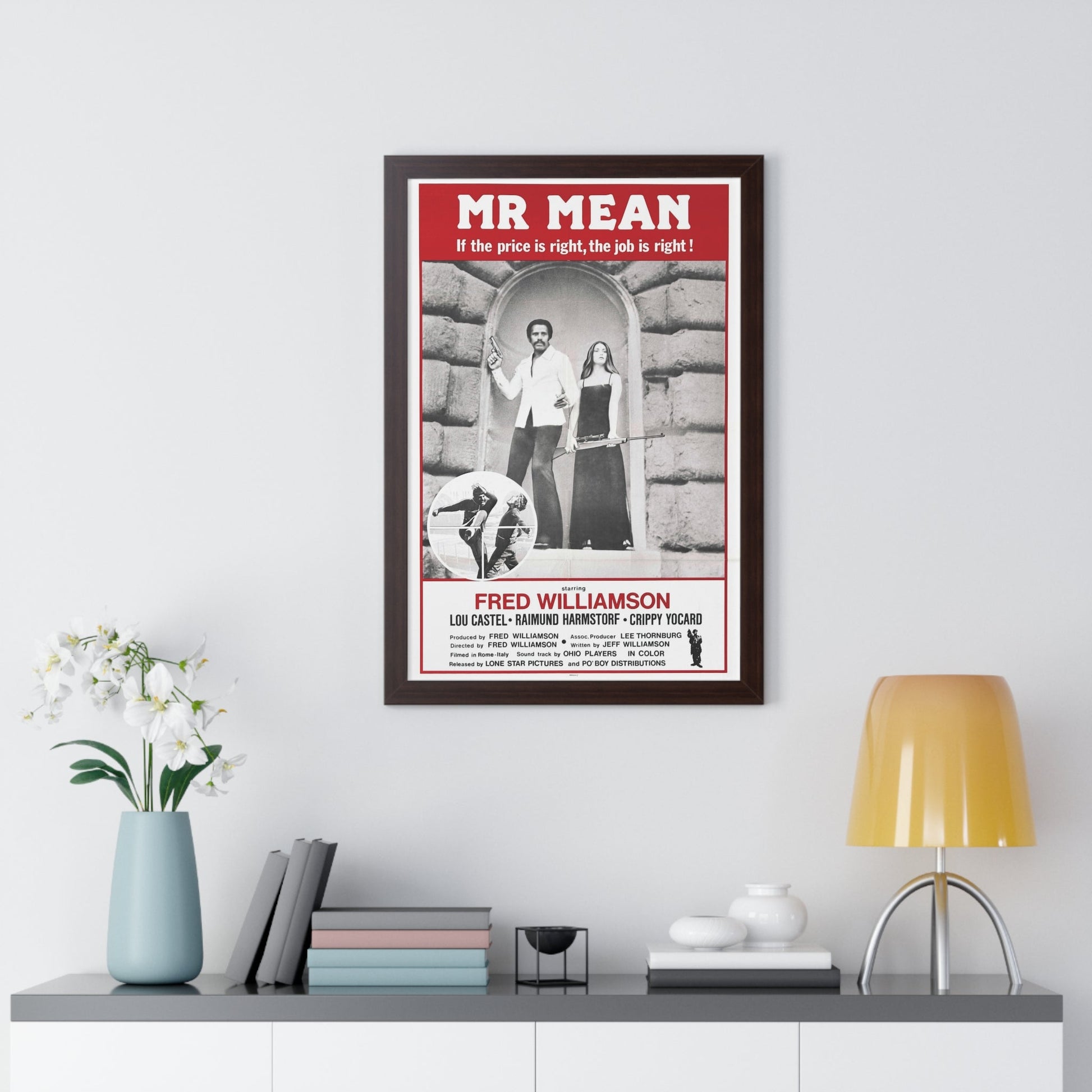 MR MEAN 1977 - Framed Movie Poster-The Sticker Space