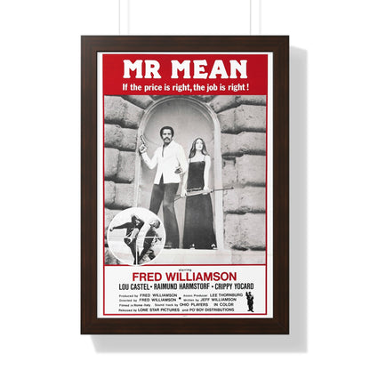 MR MEAN 1977 - Framed Movie Poster-16″ x 24″-The Sticker Space