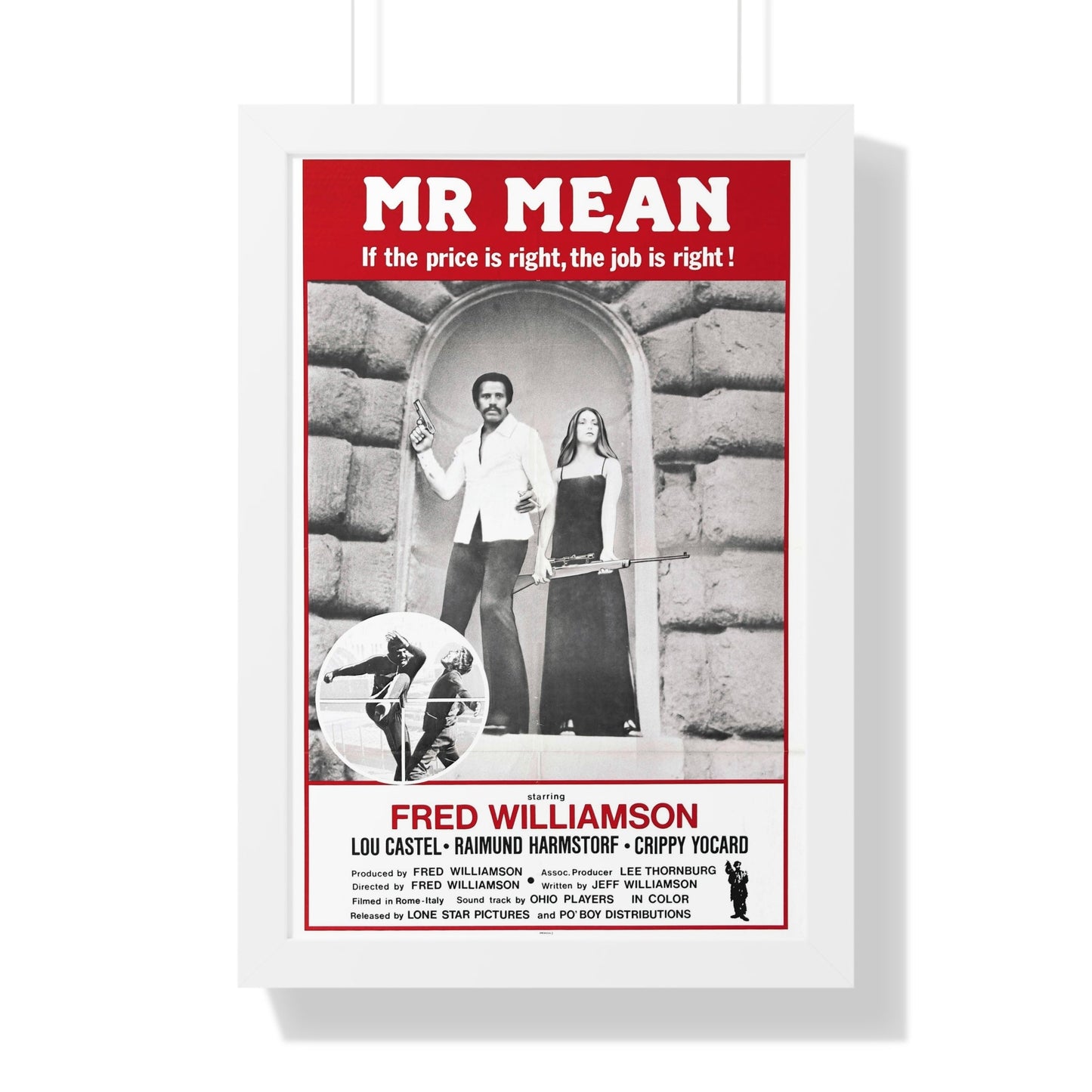 MR MEAN 1977 - Framed Movie Poster-16″ x 24″-The Sticker Space