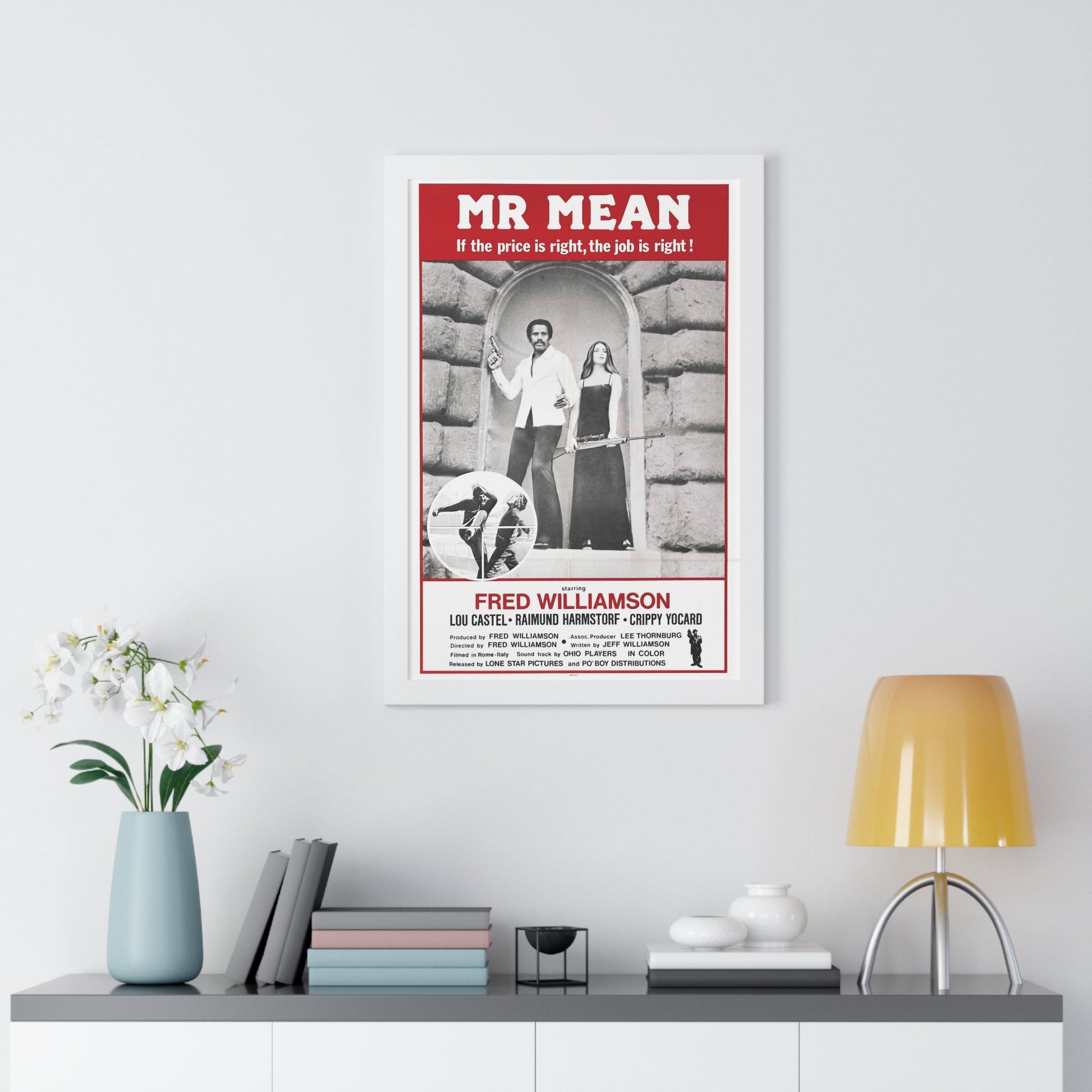 MR MEAN 1977 - Framed Movie Poster-The Sticker Space