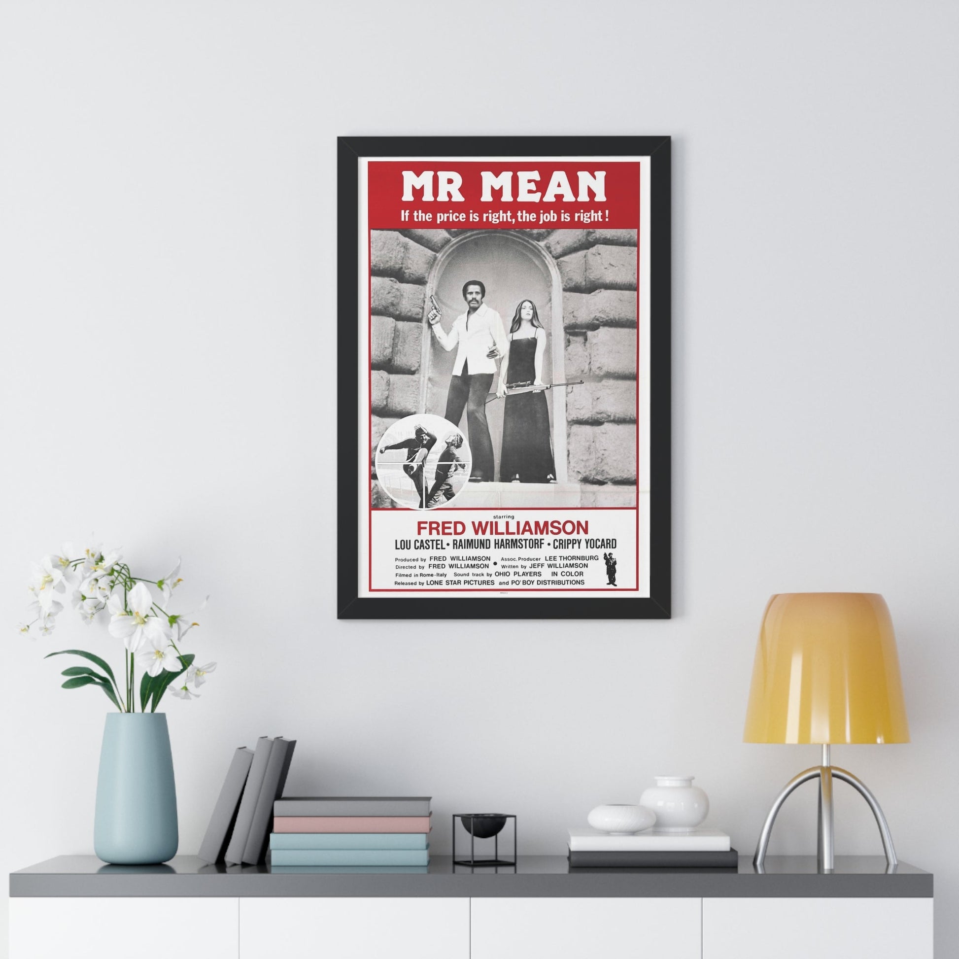 MR MEAN 1977 - Framed Movie Poster-The Sticker Space