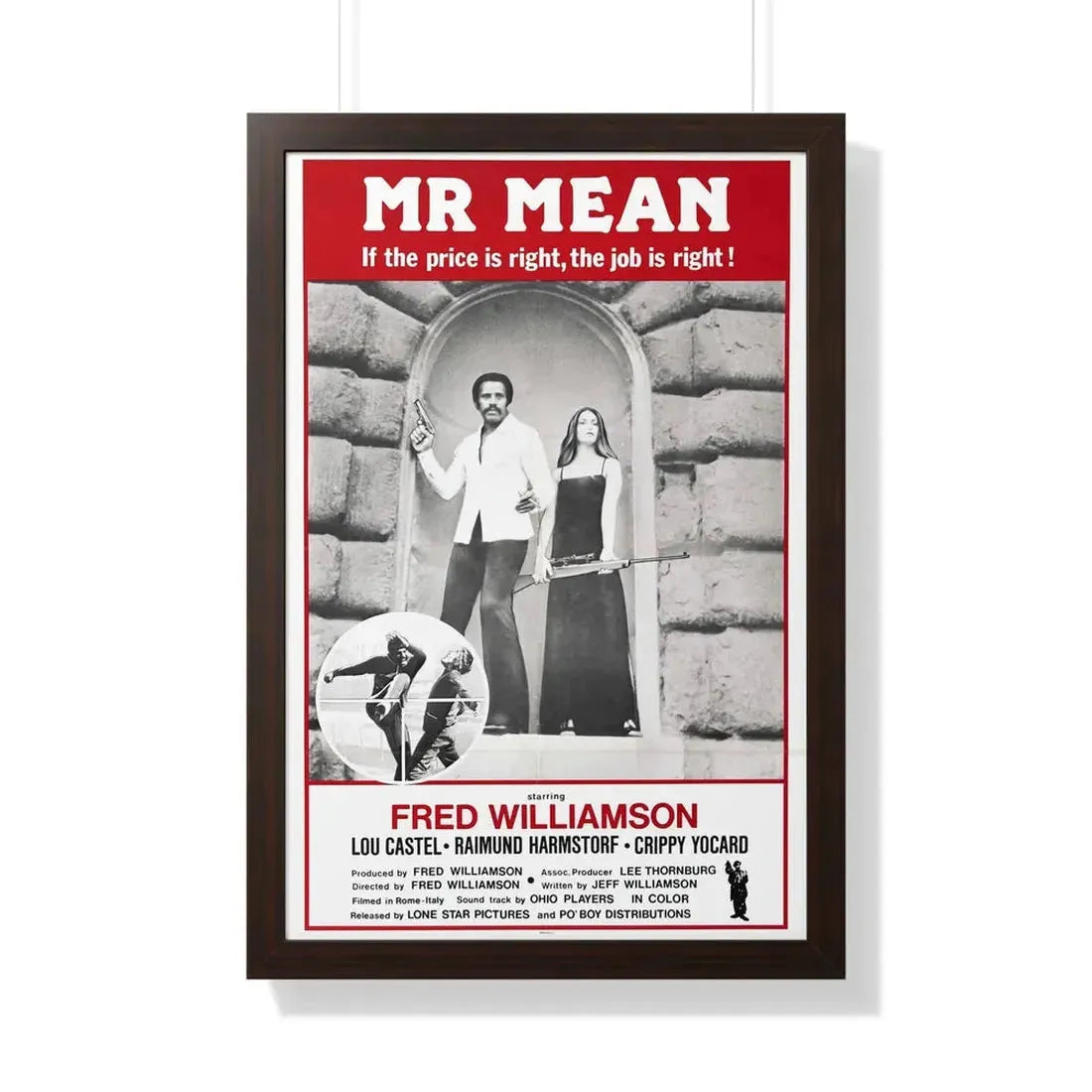 MR MEAN 1977 - Framed Movie Poster - The Sticker Space