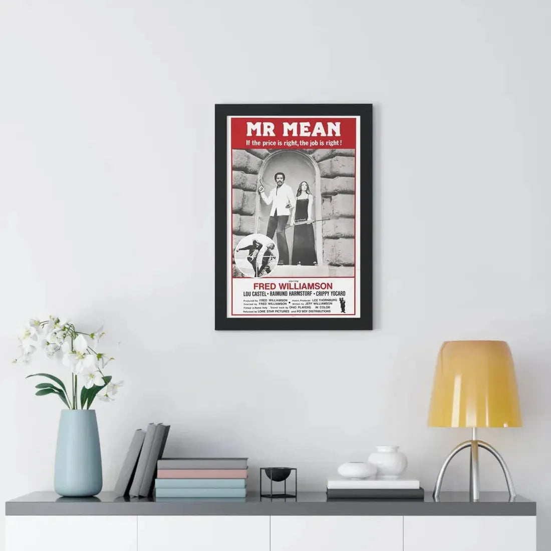 MR MEAN 1977 - Framed Movie Poster - The Sticker Space