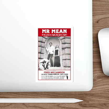 MR MEAN 1977 Movie Poster STICKER Vinyl Die-Cut Decal-The Sticker Space