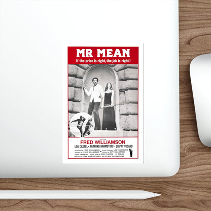 MR MEAN 1977 Movie Poster STICKER Vinyl Die-Cut Decal-The Sticker Space