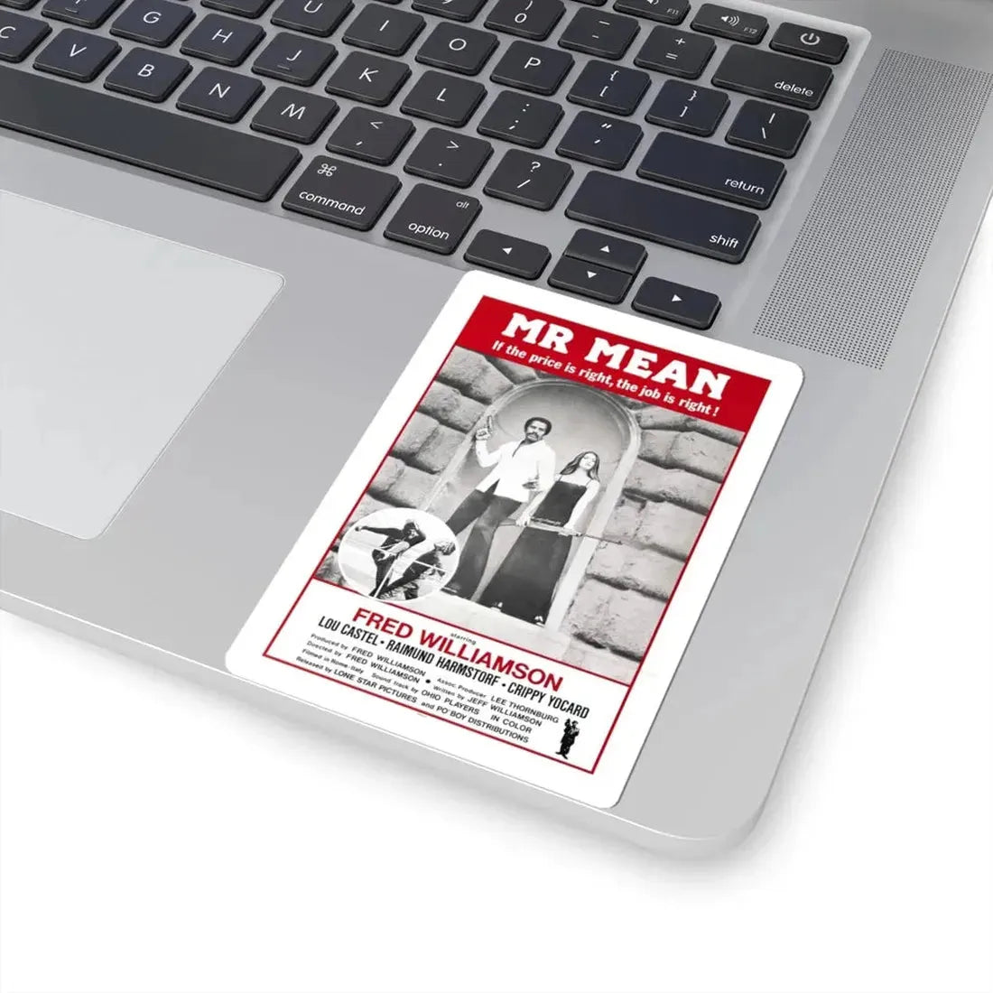 MR MEAN 1977 Movie Poster - STICKER Vinyl Kiss-Cut Decal - The Sticker Space