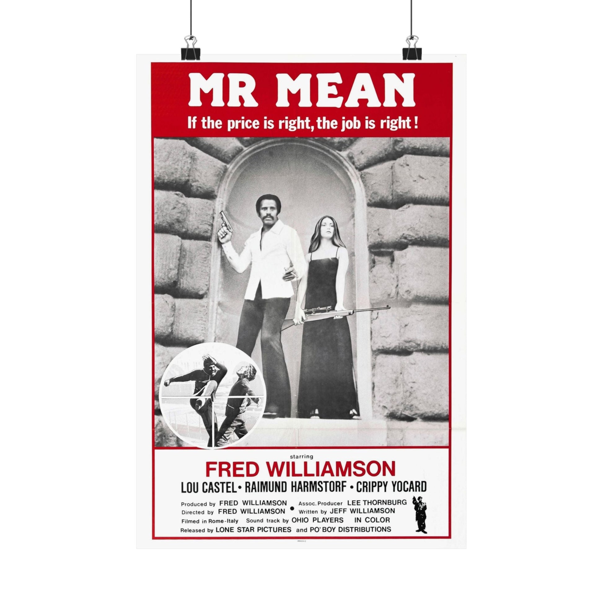 MR MEAN 1977 - Paper Movie Poster-12″ x 18″-The Sticker Space