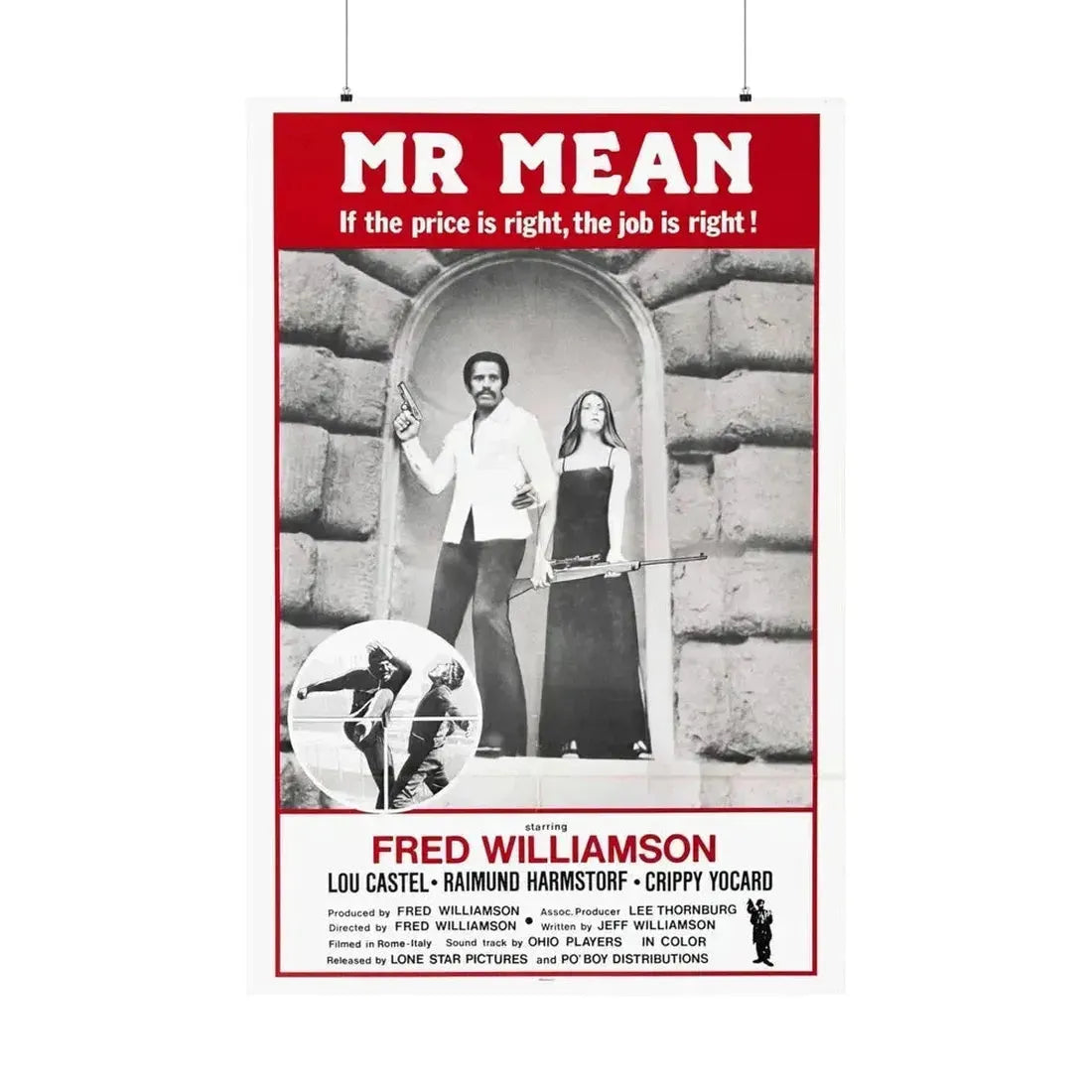 MR MEAN 1977 - Paper Movie Poster 36" x 54" Matte - The Sticker Space