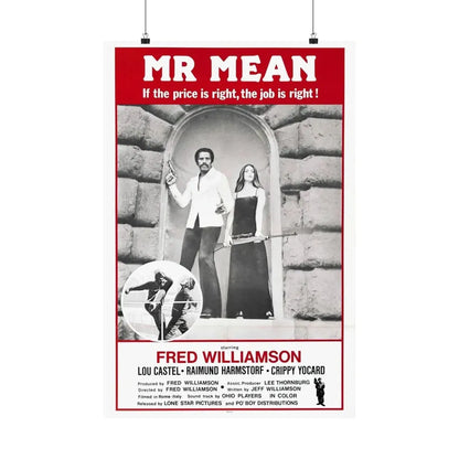 MR MEAN 1977 - Paper Movie Poster - The Sticker Space
