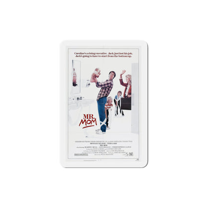 Mr Mom 1983 Movie Poster Die-Cut Magnet-3" x 3"-The Sticker Space