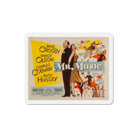 Mr Music 1950 Movie Poster Refrigerator Magnet 2 Inch - The Sticker Space