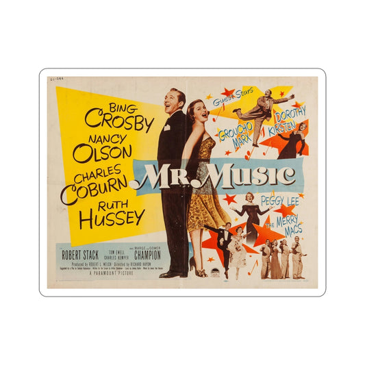 Mr Music 1950 Movie Poster STICKER Vinyl Die-Cut Decal-6 Inch-The Sticker Space