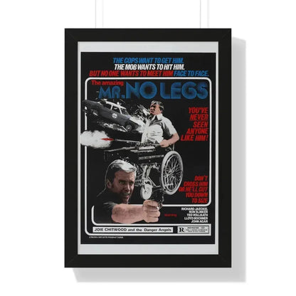 MR NO LEGS 1978 - Framed Movie Poster 16″ x 24″ Black - The Sticker Space