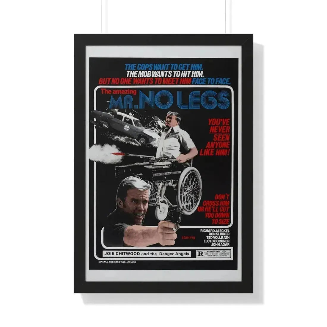MR NO LEGS 1978 - Framed Movie Poster 20" x 30" Black - The Sticker Space