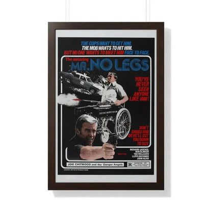MR NO LEGS 1978 - Framed Movie Poster 20" x 30" Walnut - The Sticker Space