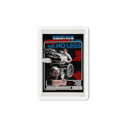 Mr No Legs 1978 Movie Poster Die-Cut Magnet-6 Inch-The Sticker Space