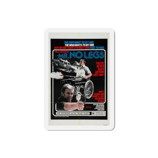 Mr No Legs 1978 Movie Poster Refrigerator Magnet 2 Inch - The Sticker Space