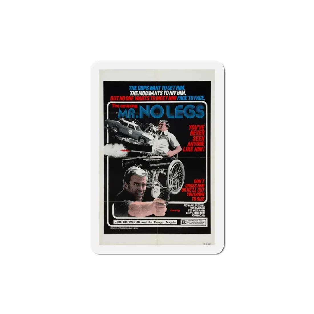 Mr No Legs 1978 Movie Poster Refrigerator Magnet - The Sticker Space