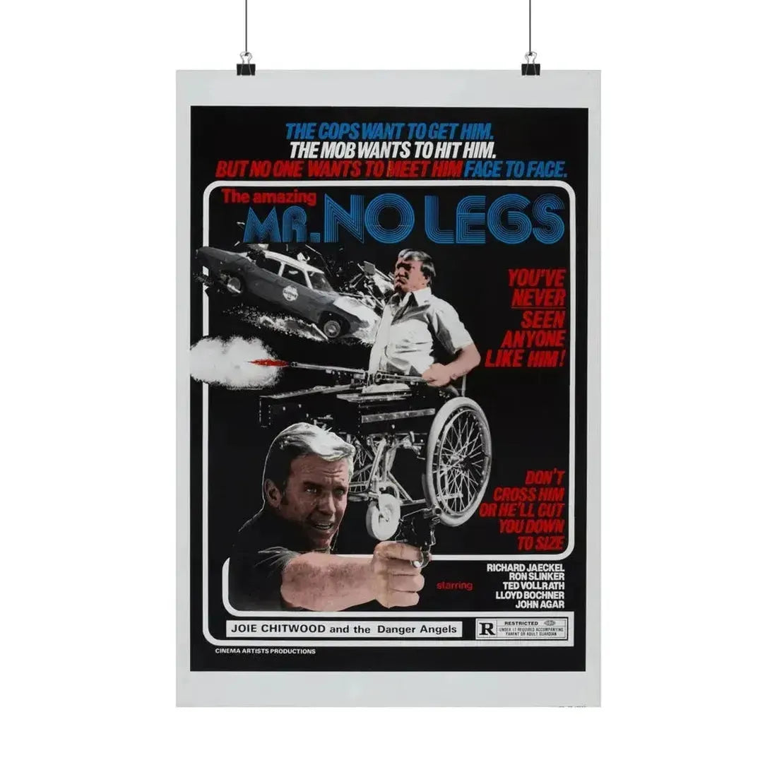 MR NO LEGS 1978 - Paper Movie Poster 16″ x 24″ Matte - The Sticker Space