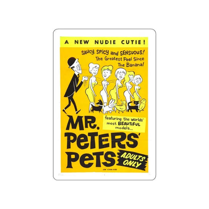 MR PETER'S PETS 1962 Movie Poster STICKER Vinyl Die-Cut Decal 3 Inch - The Sticker Space