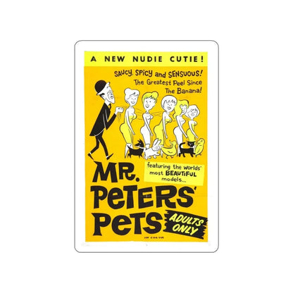 MR PETER'S PETS 1962 Movie Poster STICKER Vinyl Die-Cut Decal 6 Inch - The Sticker Space