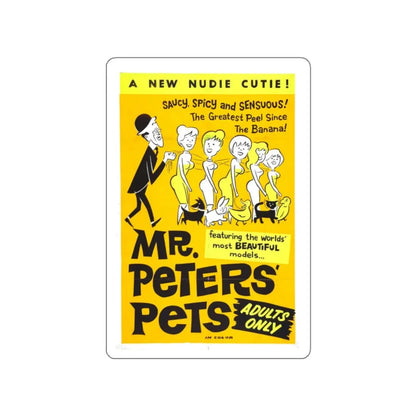 MR PETER'S PETS 1962 Movie Poster STICKER Vinyl Die-Cut Decal - The Sticker Space