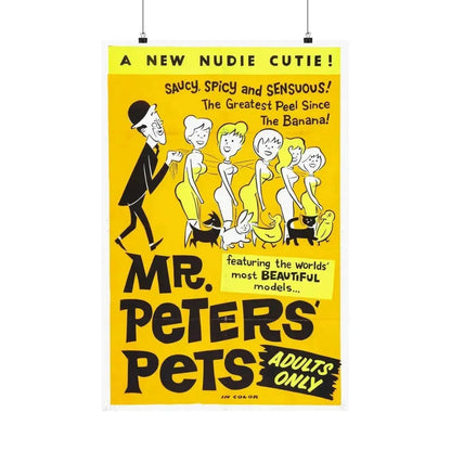 MR PETER'S PETS 1962 - Paper Movie Poster 20″ x 30″ Matte - The Sticker Space