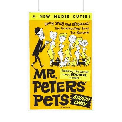 MR PETER'S PETS 1962 - Paper Movie Poster 36" x 54" Matte - The Sticker Space