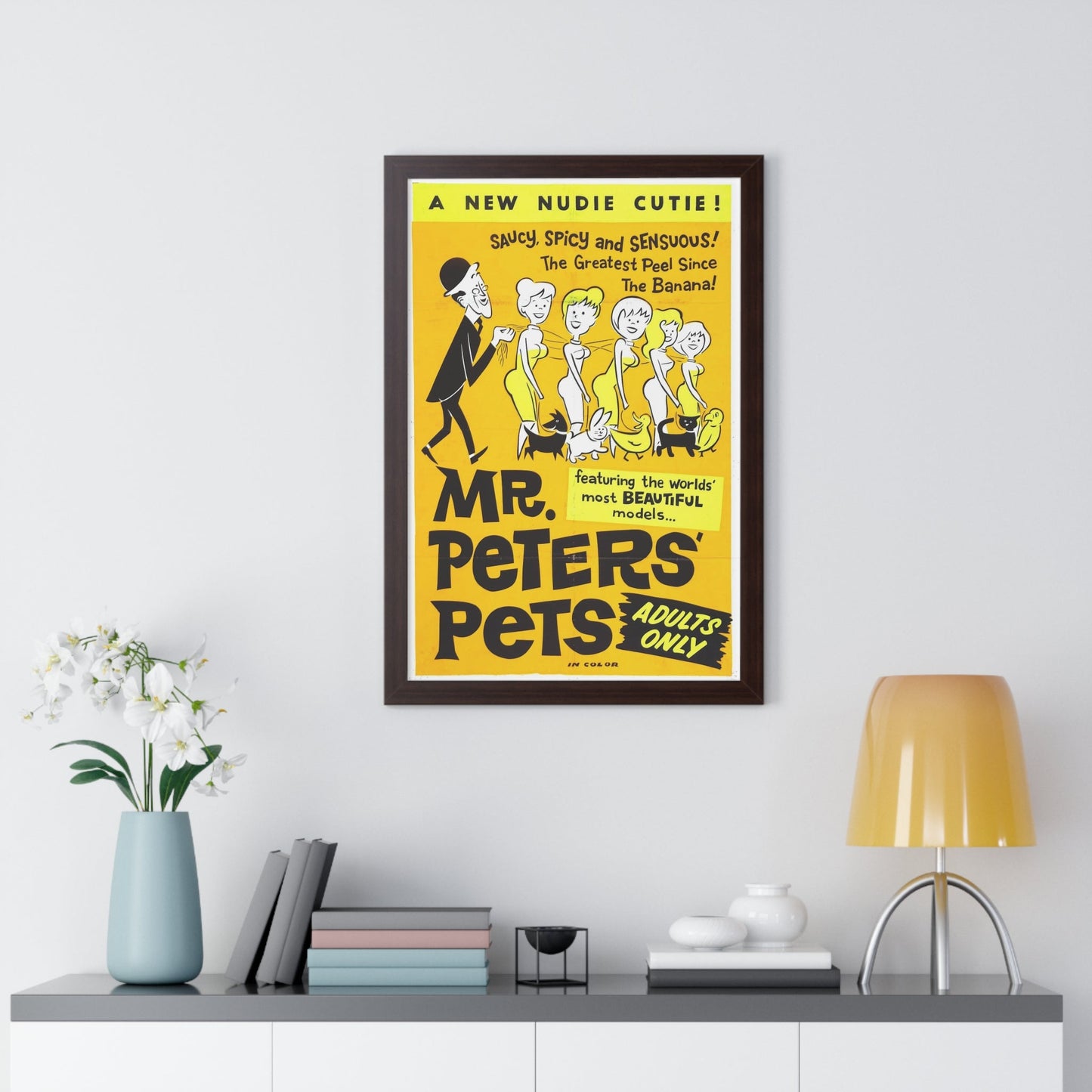 MR PETER'S PETS 1962 - Framed Movie Poster-The Sticker Space