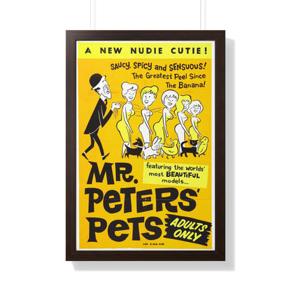 MR PETER'S PETS 1962 - Framed Movie Poster-20" x 30"-The Sticker Space