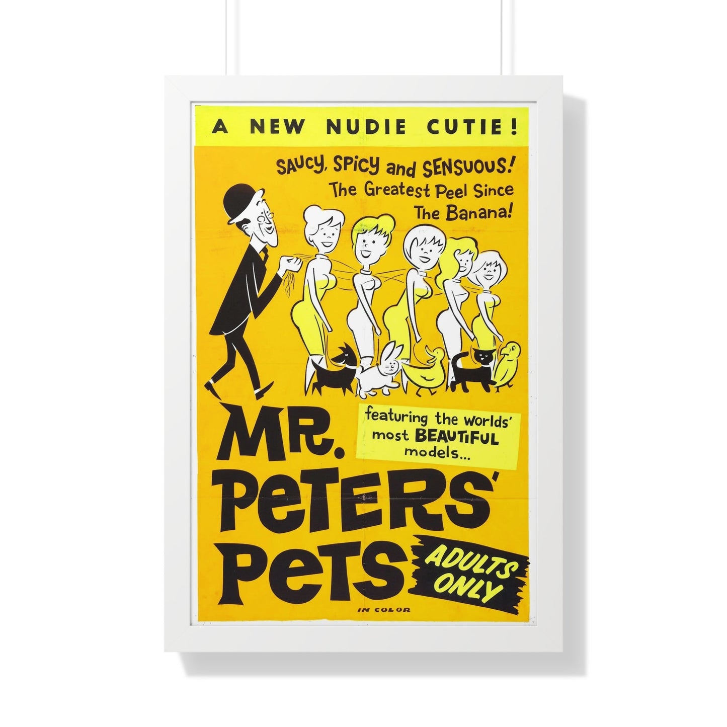 MR PETER'S PETS 1962 - Framed Movie Poster-20" x 30"-The Sticker Space