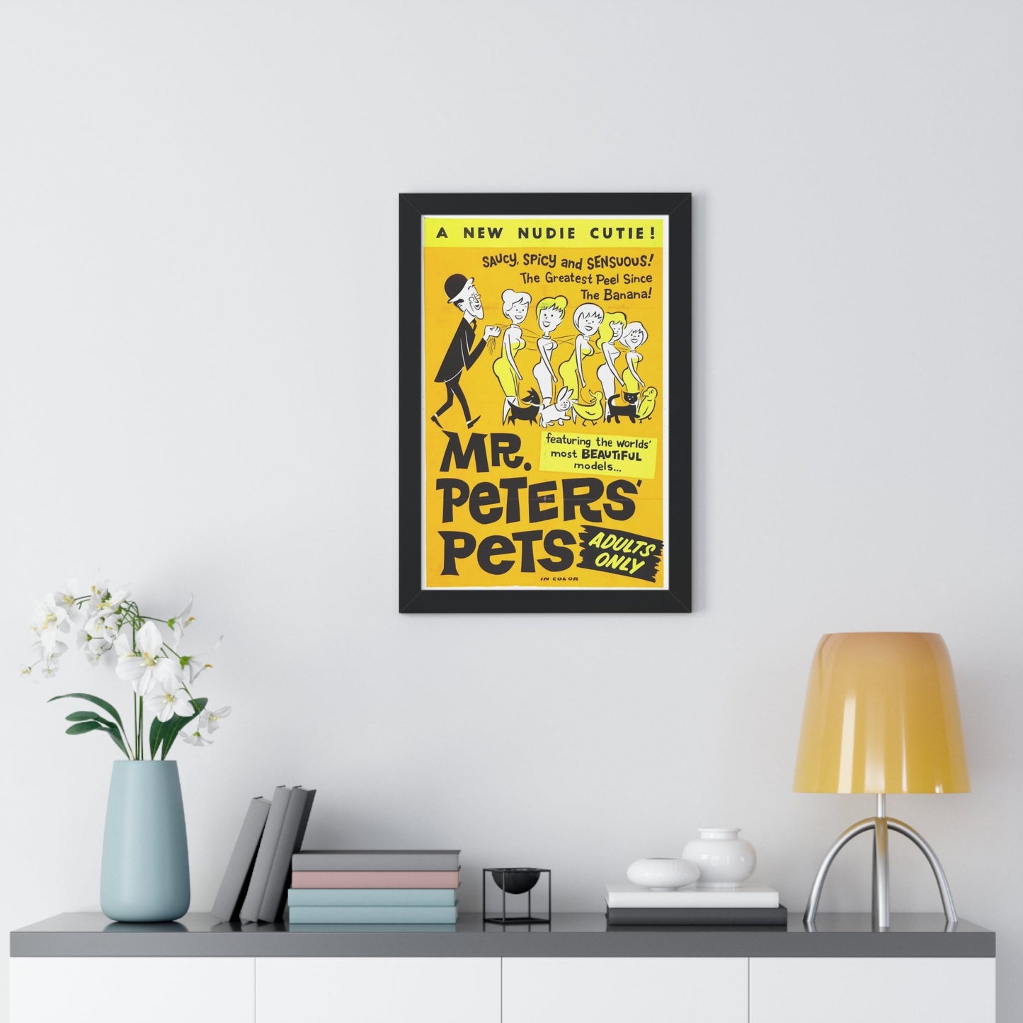 MR PETER'S PETS 1962 - Framed Movie Poster-The Sticker Space