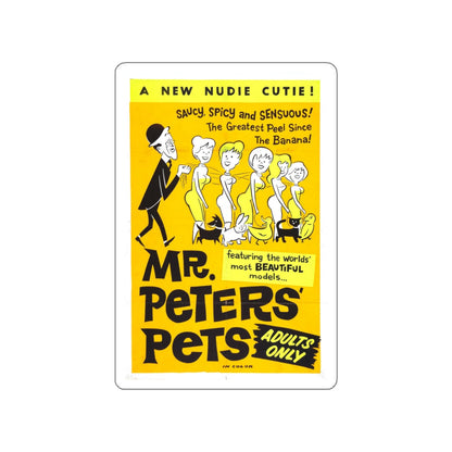 MR PETER'S PETS 1962 Movie Poster STICKER Vinyl Die-Cut Decal-4 Inch-The Sticker Space