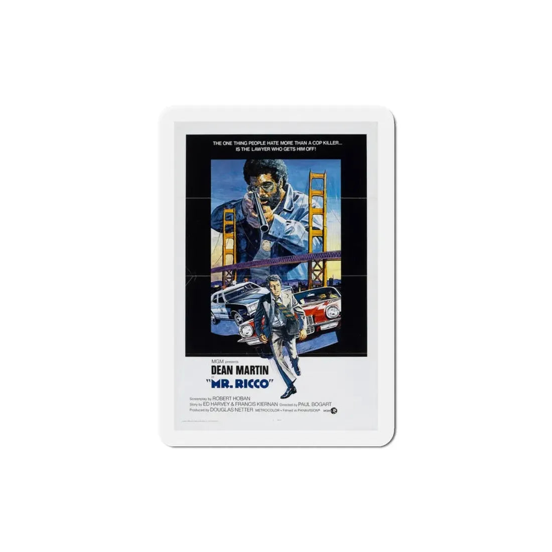 Mr Ricco 1975 Movie Poster Refrigerator Magnet - The Sticker Space