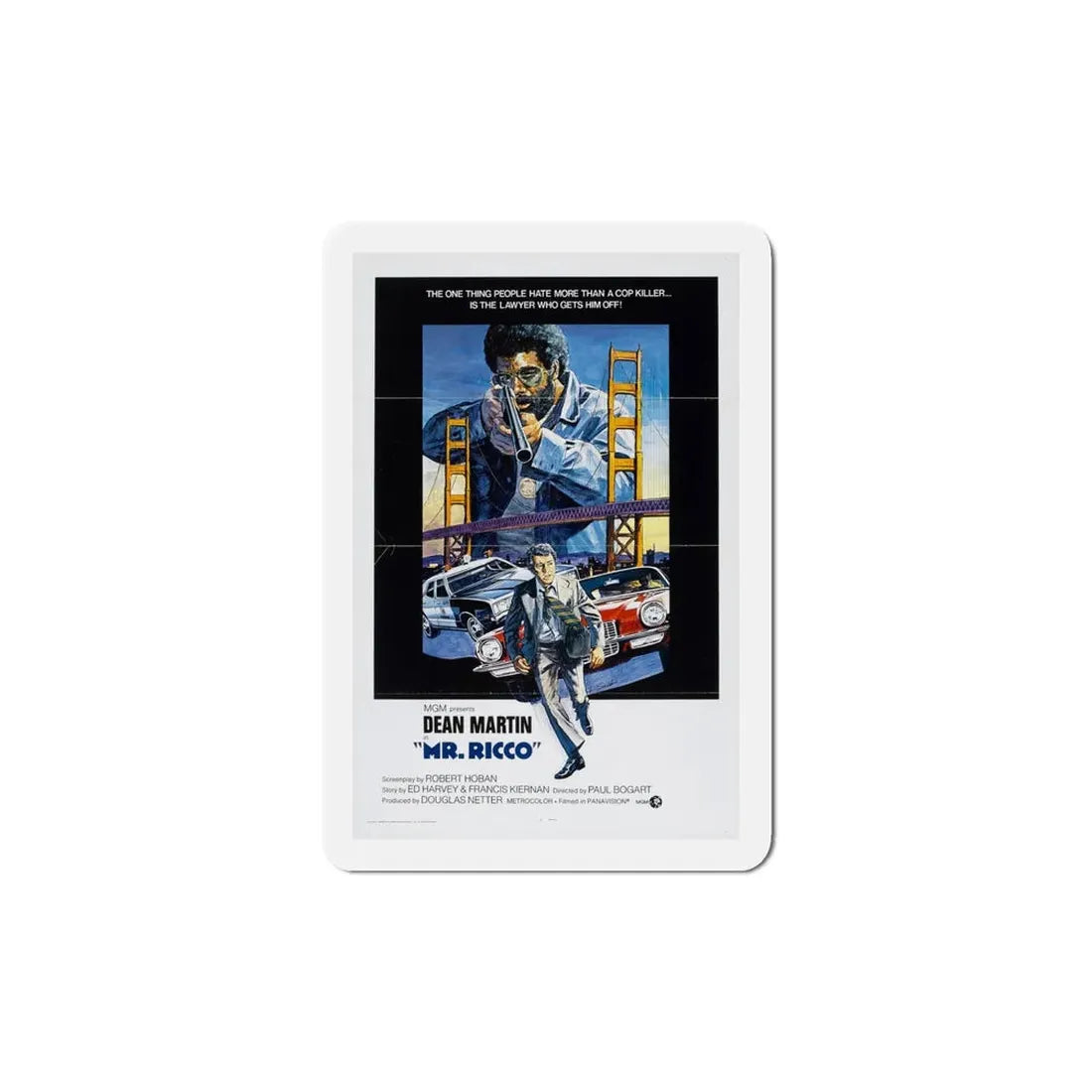 Mr Ricco 1975 Movie Poster Refrigerator Magnet - The Sticker Space