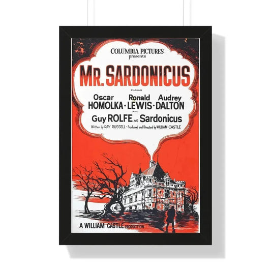 MR. SARDONICUS (2) 1961 - Framed Movie Poster 16″ x 24″ Black - The Sticker Space
