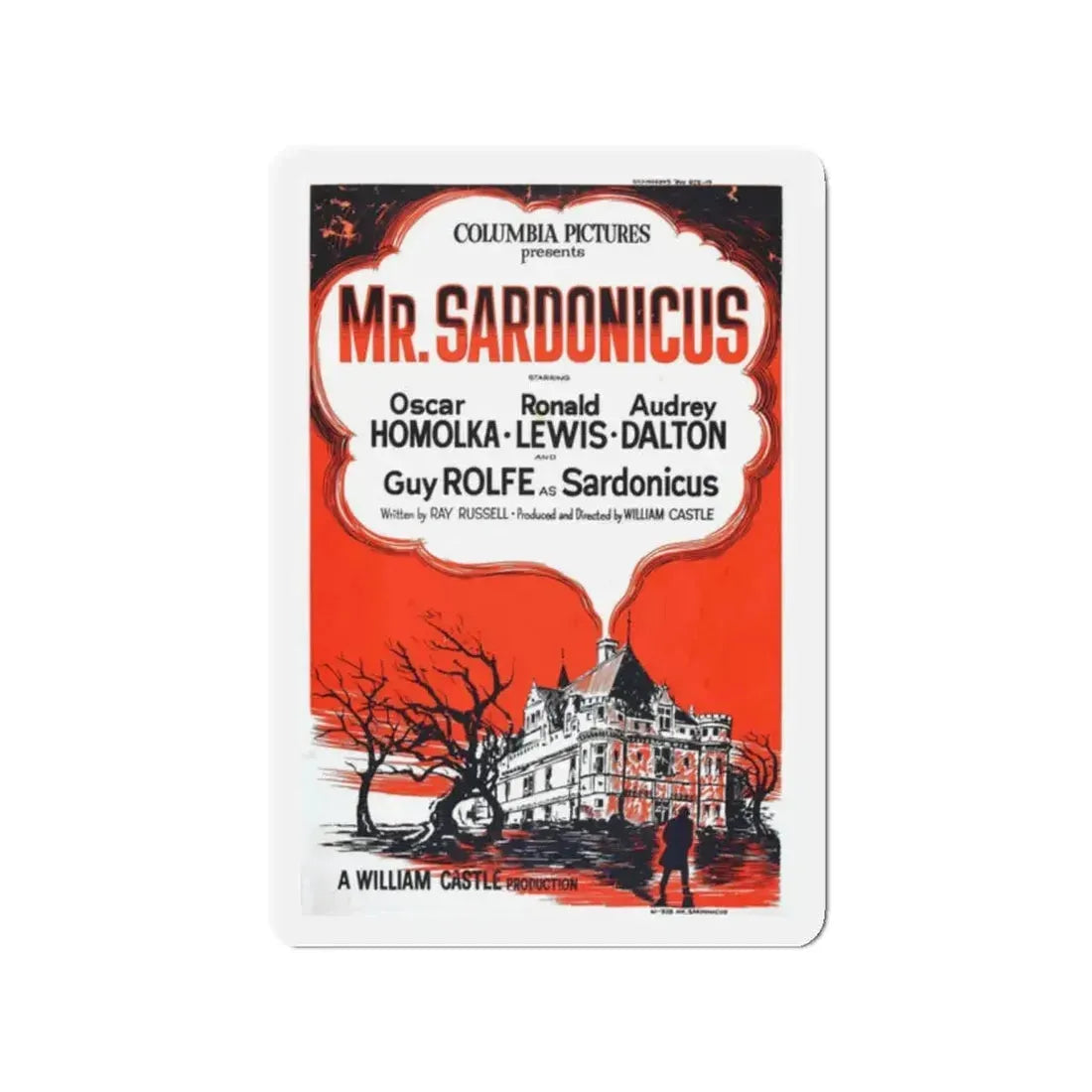 MR. SARDONICUS (2) 1961 Movie Poster - Refrigerator Magnet 2 Inch Die-Cut - The Sticker Space