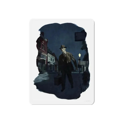 Mr. Stringer Passes Through, Woman's Day, September 1947 (Magazine Illustration) Refrigerator Magnet 6 Inch - The Sticker Space