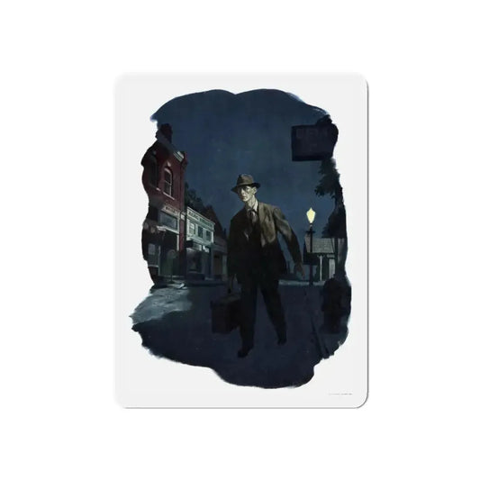 Mr. Stringer Passes Through, Woman's Day, September 1947 (Magazine Illustration) Refrigerator Magnet 6 Inch - The Sticker Space